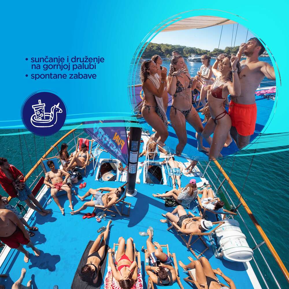 Krstarenje Jadranom - Gornja paluba, spontane zabave