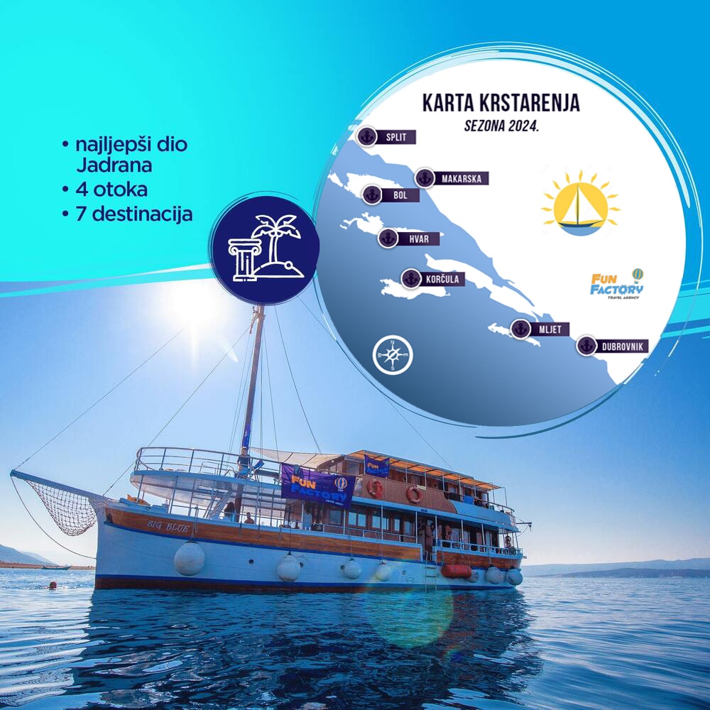 Krstarenje Jadranom 2024. | Premium
